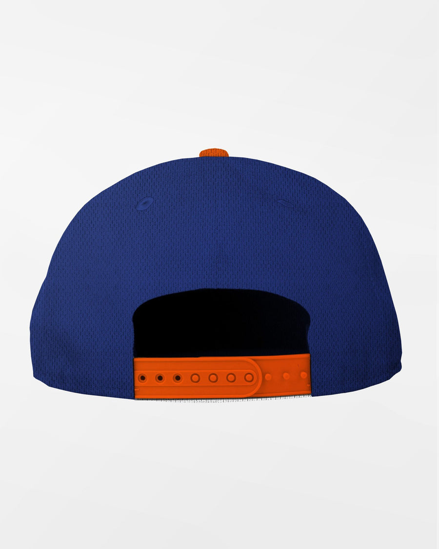 Richardson PTS Snapback Cap "Raiffeisen Wölfe", Wolf, royal blau-orange-white-DIAMOND PRIDE