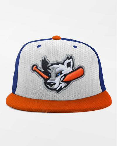 Richardson PTS Snapback Cap "Raiffeisen Wölfe", Wolf, royal blau-orange-white-DIAMOND PRIDE