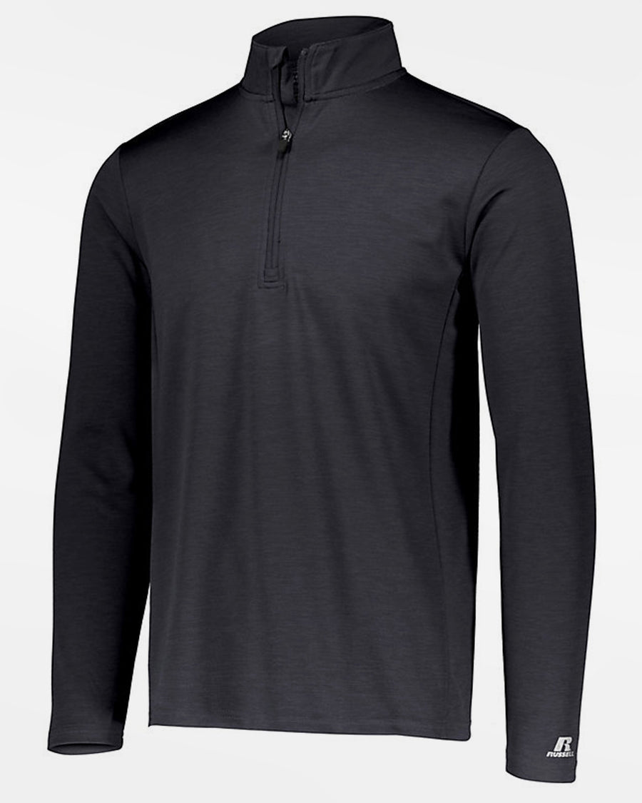 Russell Athletic Dri-Power Lightweight 1/4-Zip Pullover, heather dunkelgrau-DIAMOND PRIDE