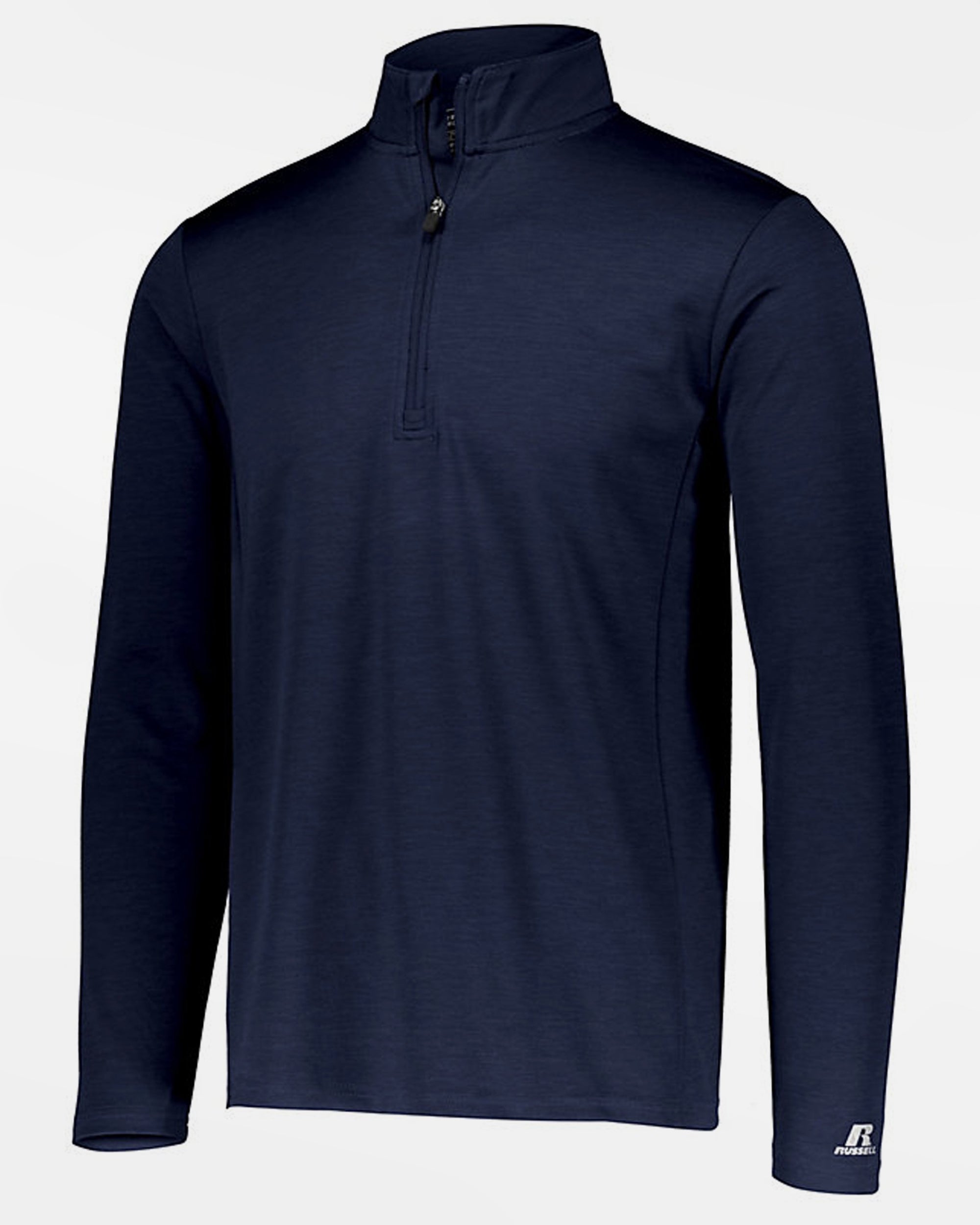 Russell Athletic Dri-Power Lightweight 1/4-Zip Pullover, heather navy blau-DIAMOND PRIDE