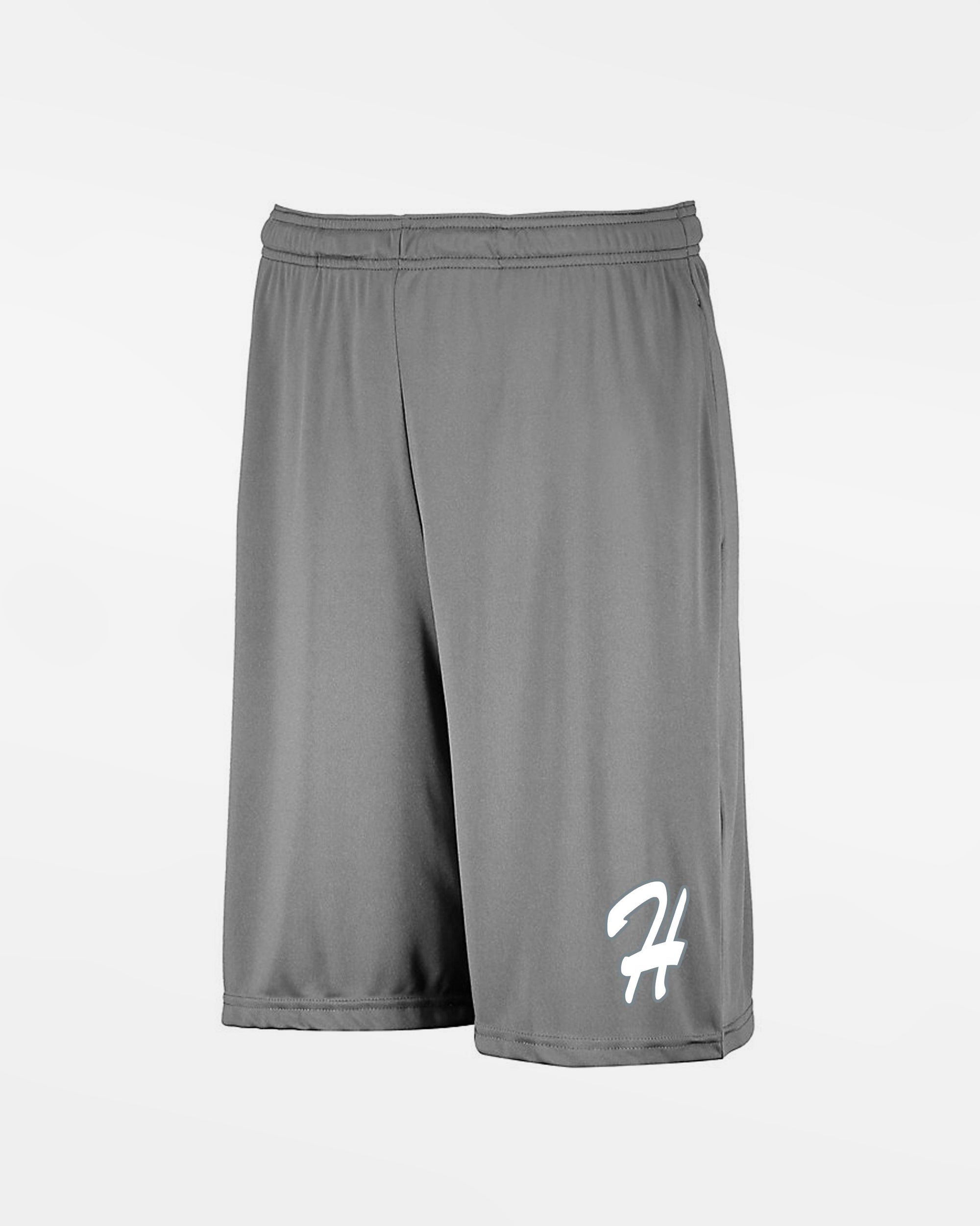 Russell Athletic Kids Stretch-Performance Short mit Taschen "Gramastetten Highlanders", grau-DIAMOND PRIDE