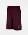 Russell Athletic Kids Stretch-Performance Short mit Taschen "Wesseling Vermins" maroon-rot-DIAMOND PRIDE