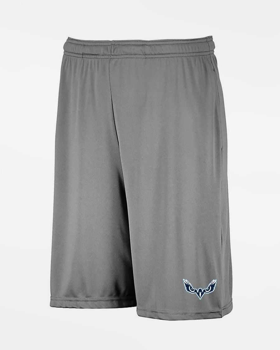 Russell Athletic Stretch-Performance Short mit Taschen "Kiel Seahawks", Eyes, grau-DIAMOND PRIDE