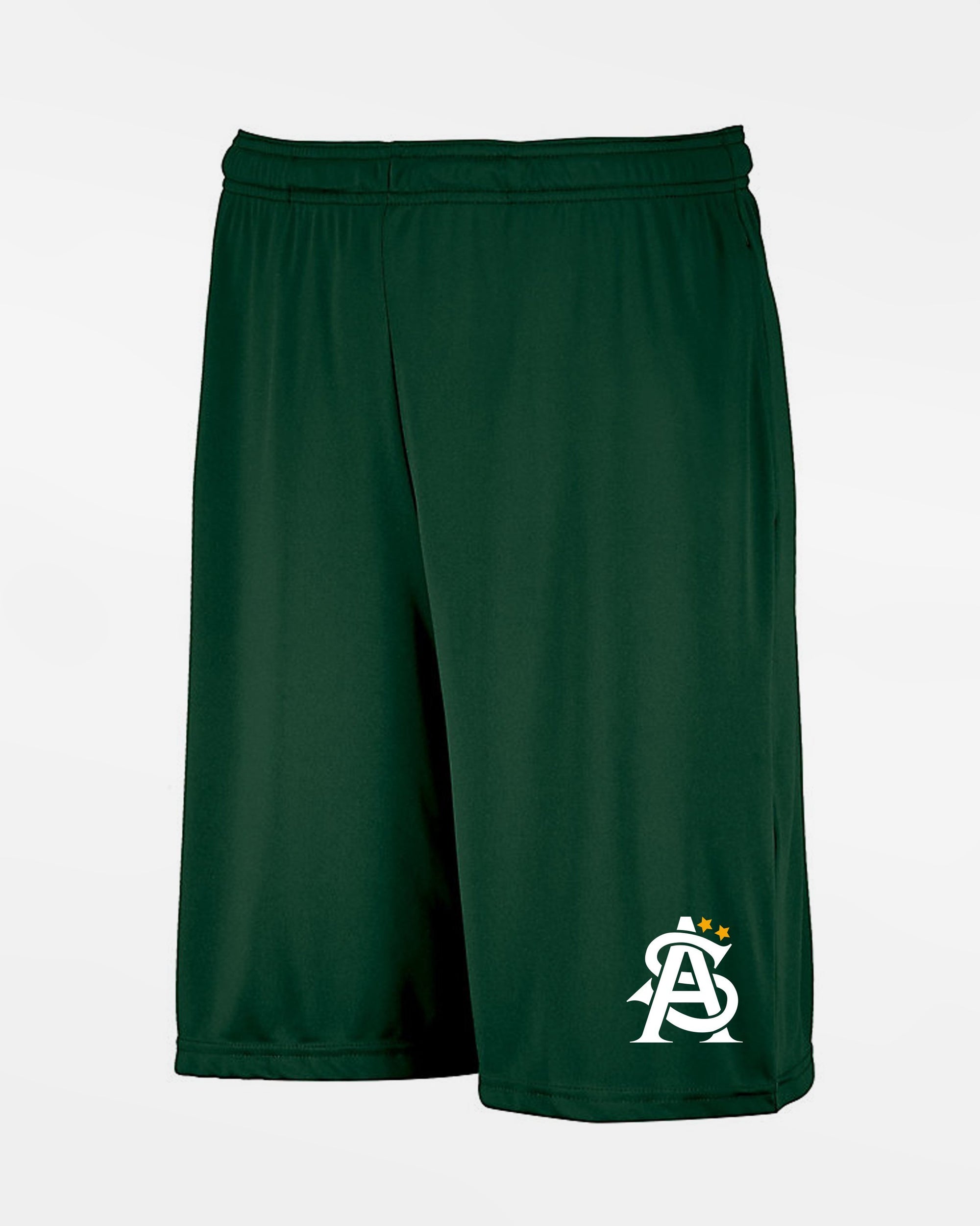 Russell Athletic Stretch-Performance Short mit Taschen "Solingen Alligators", dunkelgrün-DIAMOND PRIDE