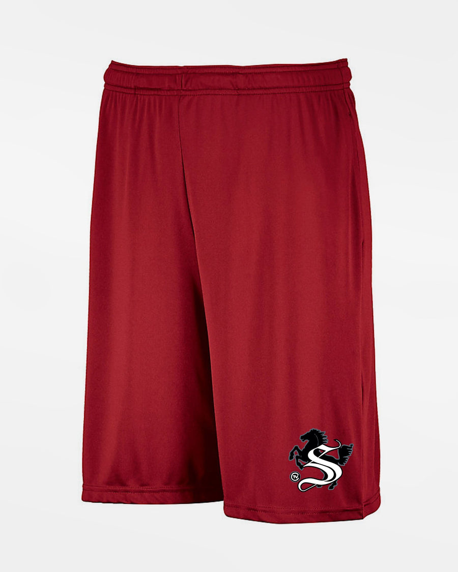 Russell Athletic Stretch-Performance Short mit Taschen "Stuttgart Reds", rot-DIAMOND PRIDE