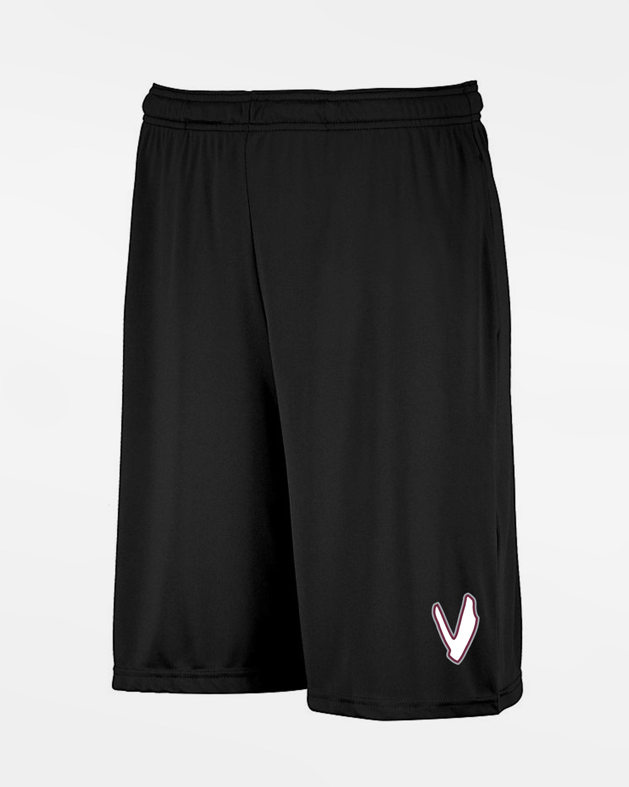 Russell Athletic Stretch-Performance Short mit Taschen "Wesseling Vermins", schwarz-DIAMOND PRIDE