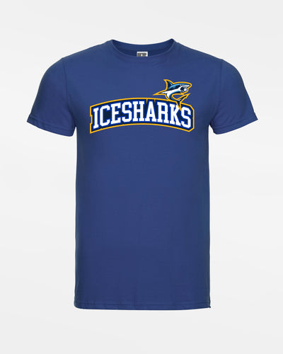Russell Basic T-Shirt "Eismannsberg Icesharks", Icesharks, royal blau-DIAMOND PRIDE