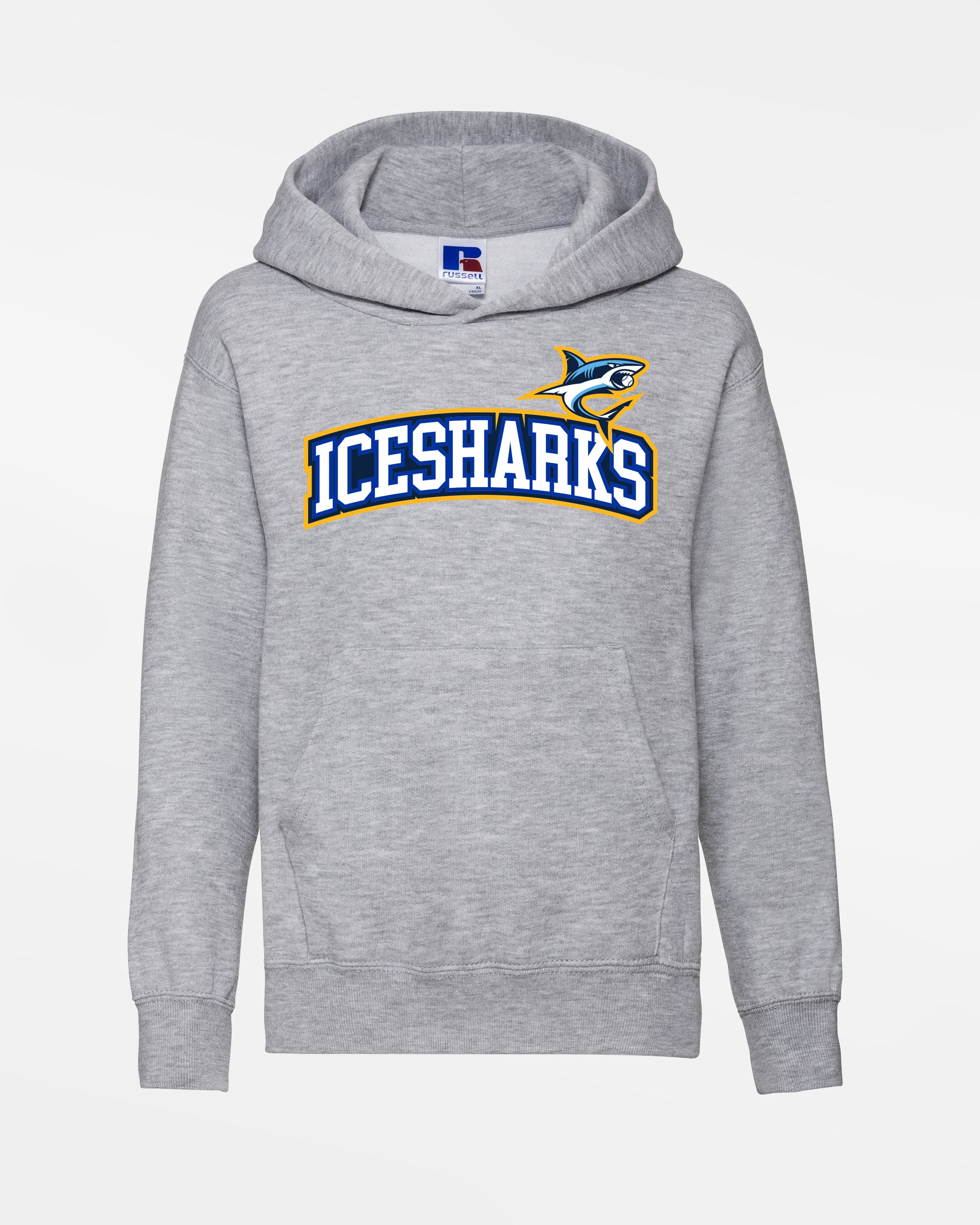 Russell Kids Basic Hoodie "Altdorf Icesharks", Icesharks, heather grau-DIAMOND PRIDE
