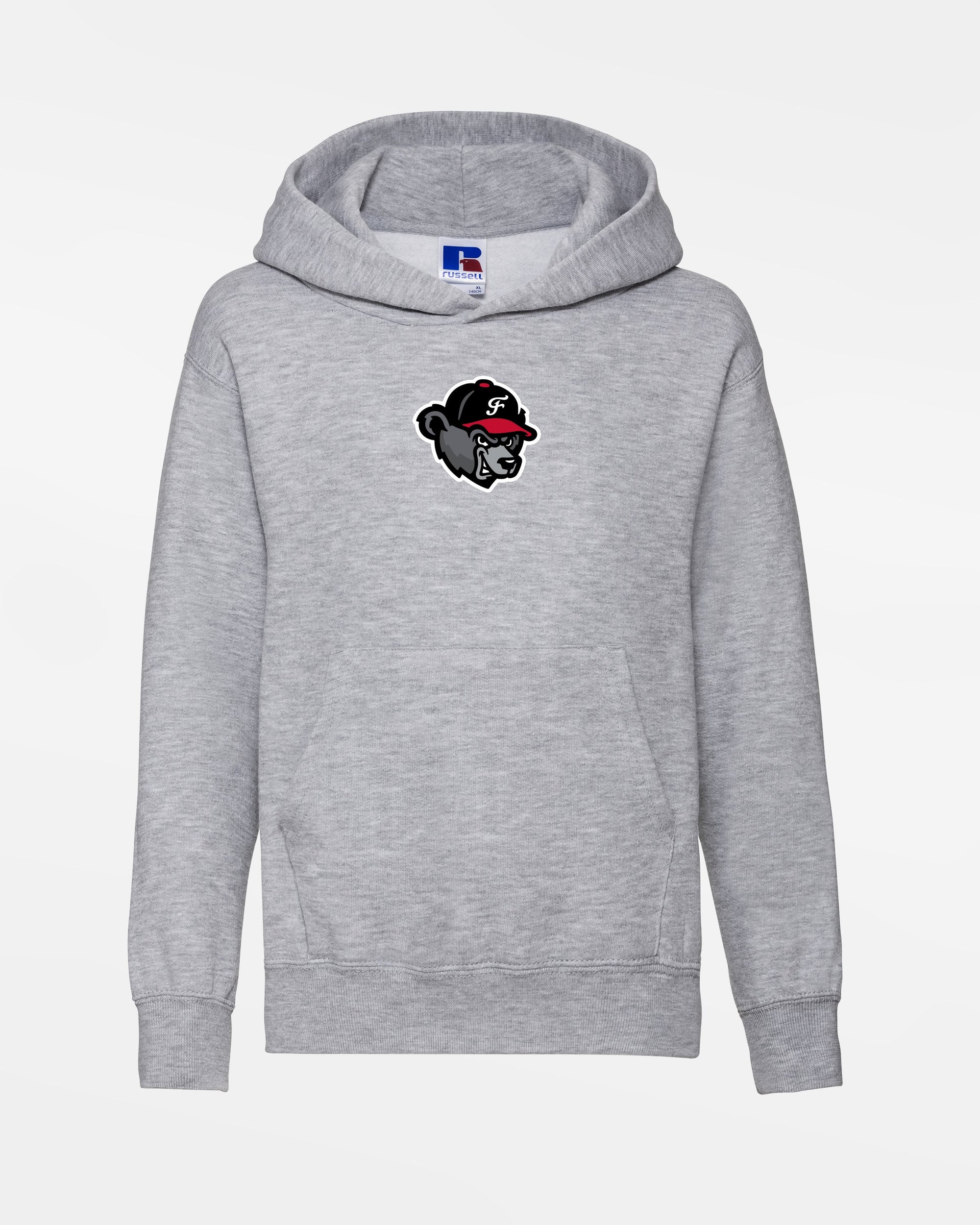 Russell Kids Basic Hoodie "Freising Grizzlies", Bear, heather grau-DIAMOND PRIDE