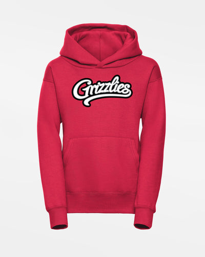 Russell Kids Basic Hoodie "Freising Grizzlies", Script, rot-DIAMOND PRIDE