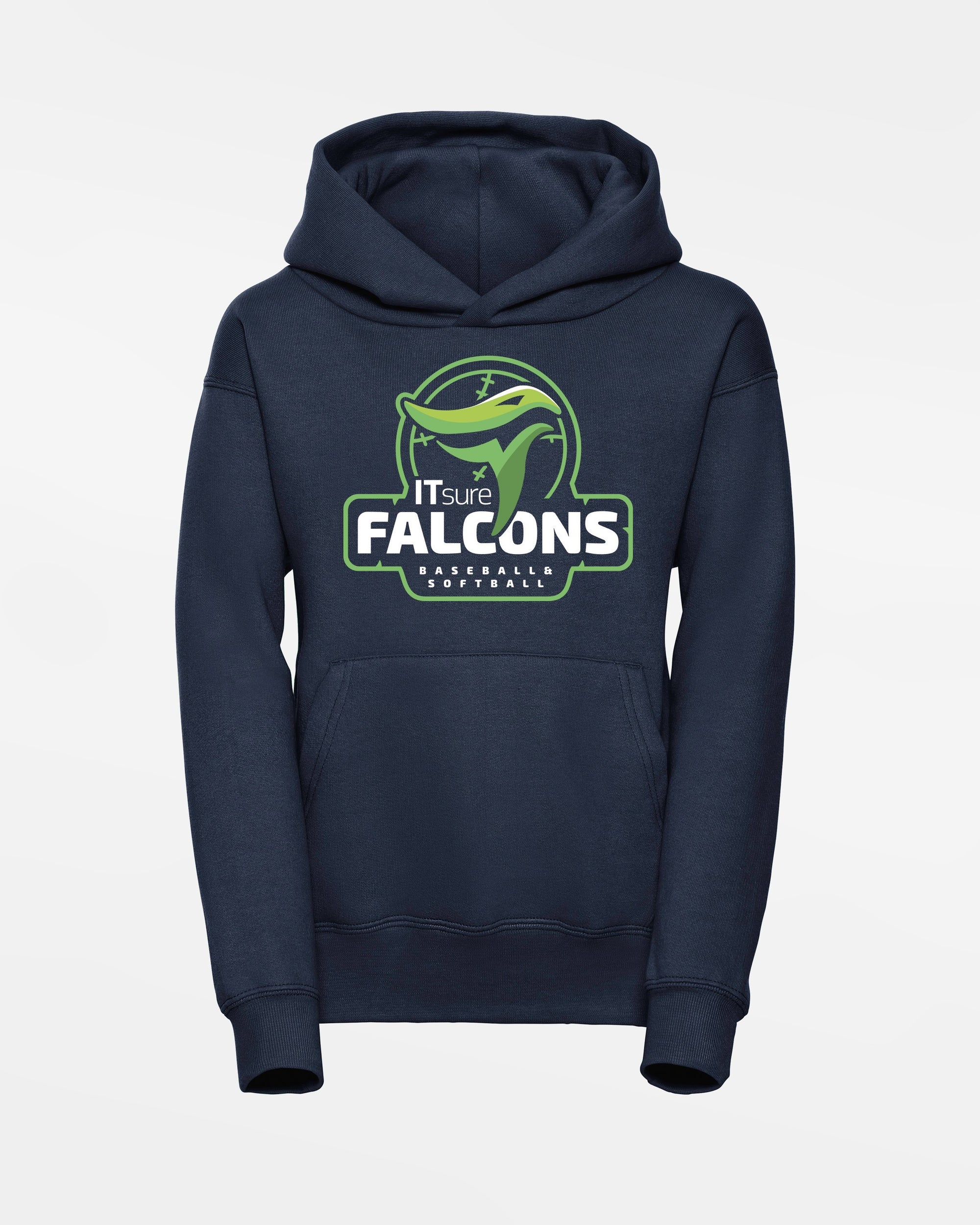 Russell Kids Basic Hoodie "IT SURE FALCONS", navy blau-DIAMOND PRIDE
