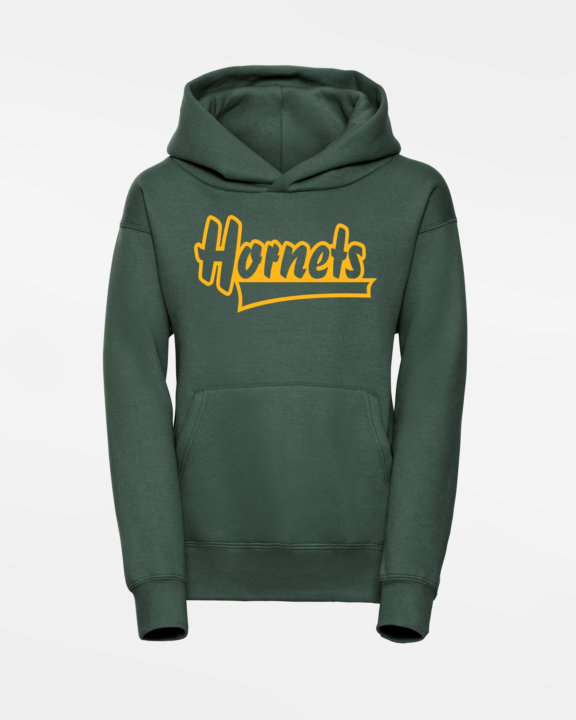 Russell Kids Basic Hoodie "Saarlouis Hornets", Script, dunkelgrün-DIAMOND PRIDE