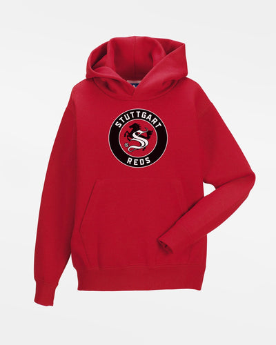 Russell Kids Basic Hoodie "Stuttgart Reds", Crest, rot-DIAMOND PRIDE