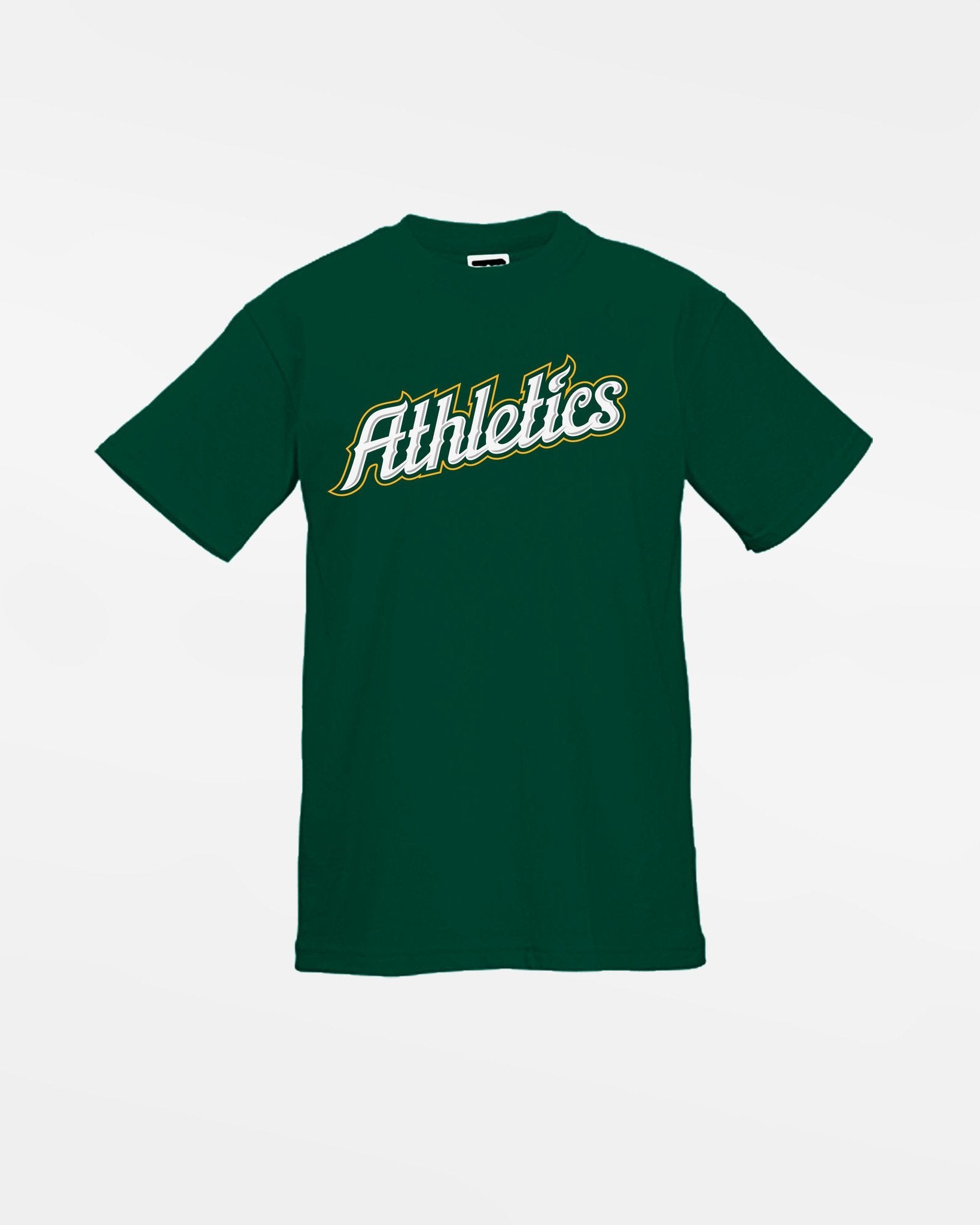Russell Kids Basic T-Shirt "Attnang Athletics", Script, dunkelgrün-DIAMOND PRIDE