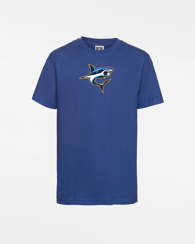 Russell Kids Basic T-Shirt"Eismannsberg Icesharks", Shark, royal blau-DIAMOND PRIDE