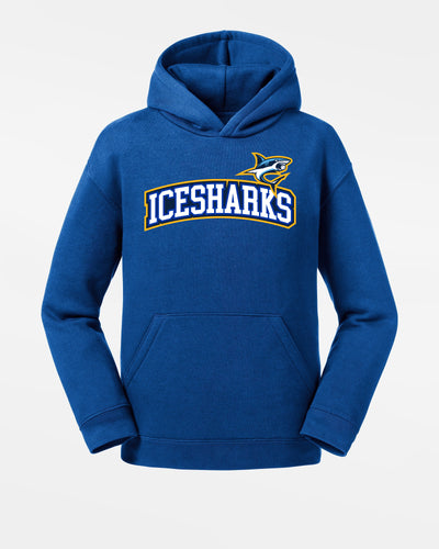 Russell Kids Premium Heavy Hoodie "Eismannsberg Icesharks", Icesharks, royal blau-DIAMOND PRIDE