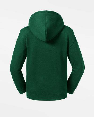 Russell Kids Premium Heavy Hoodie „Kufstein Vikings“, Crest, dunkelgrün-DIAMOND PRIDE