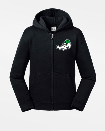 Russell Kids Premium Heavy Zip-Hoodie "Augsburg Gators", Head, schwarz-DIAMOND PRIDE