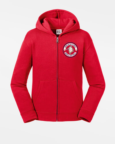 Russell Kids Premium Heavy Zip-Hoodie "Berlin Skylarks", Crest, rot-DIAMOND PRIDE