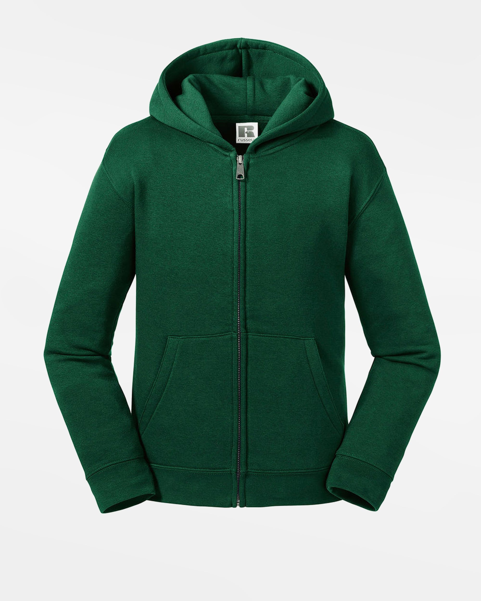 Russell Kids Premium Heavy Zip-Hoodie, dunkelgrün-DIAMOND PRIDE