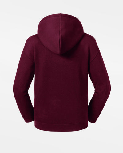 Russell Kids Premium Heavy Zip-Hoodie, maroon rot-DIAMOND PRIDE