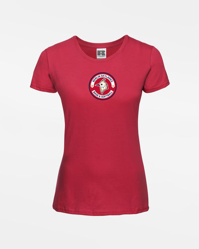 Russell Ladies Basic T-Shirt "Berlin Skylarks", Crest, rot-DIAMOND PRIDE