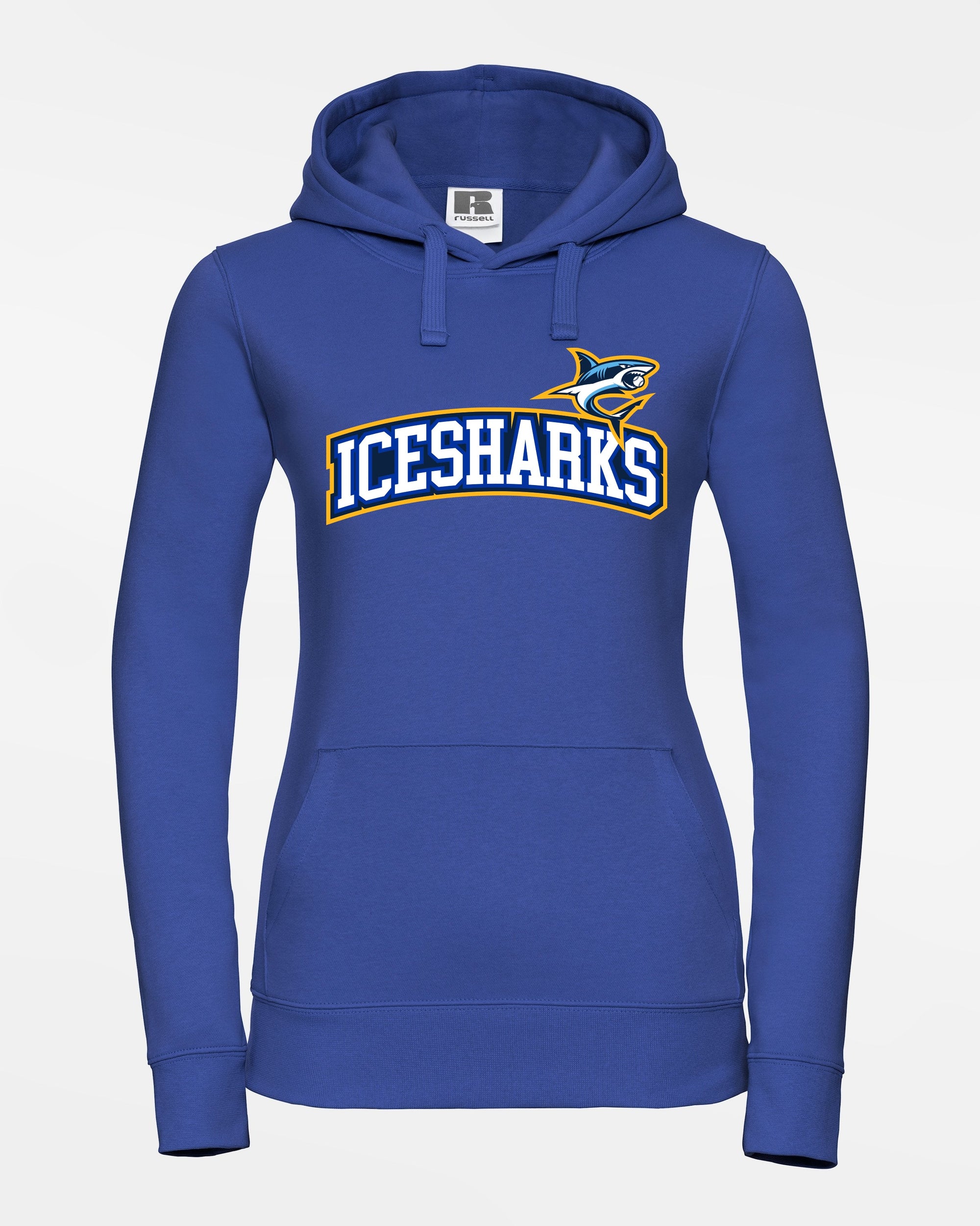 Russell Ladies Premium Heavy Hoodie "Altdorf Icesharks", Script & Shark, royal blau-DIAMOND PRIDE