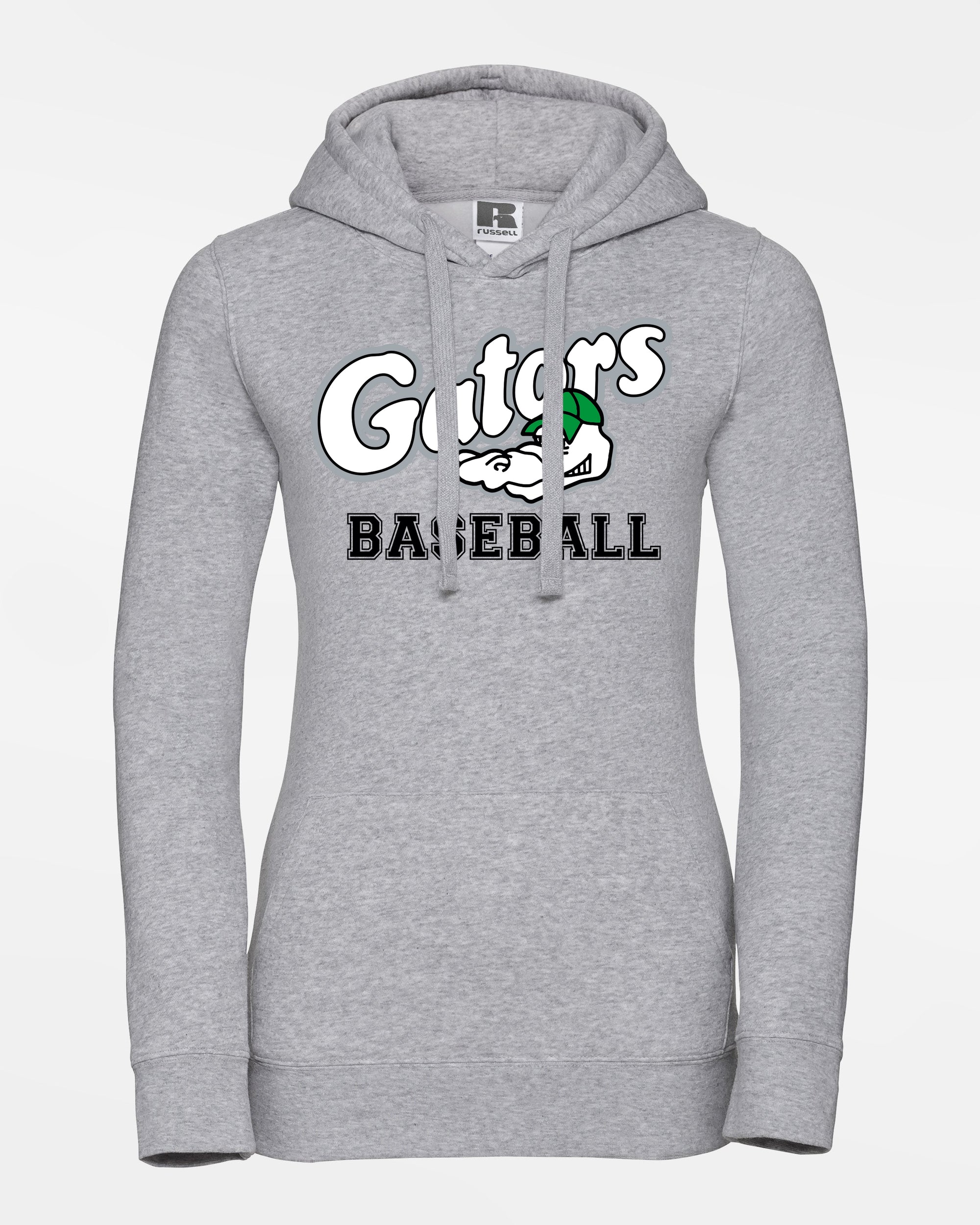 Russell Ladies Premium Heavy Hoodie "Augsburg Gators", Baseball, heather grau-DIAMOND PRIDE