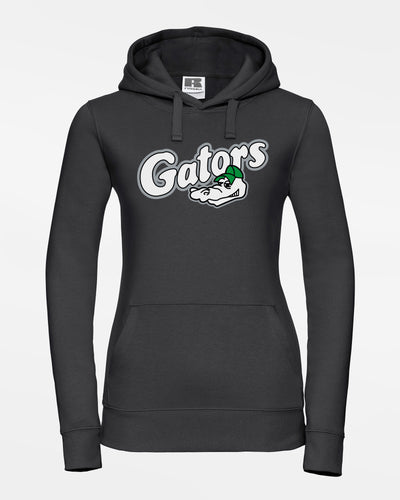 Russell Ladies Premium Heavy Hoodie "Augsburg Gators", Gators & Head, schwarz-DIAMOND PRIDE