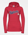 Russell Ladies Premium Heavy Hoodie "Berlin Skylarks", Skylarks & Bird, rot-DIAMOND PRIDE