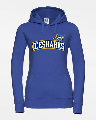 Russell Ladies Premium Heavy Hoodie "Eismannsberg Icesharks", Icesharks, royal blau-DIAMOND PRIDE