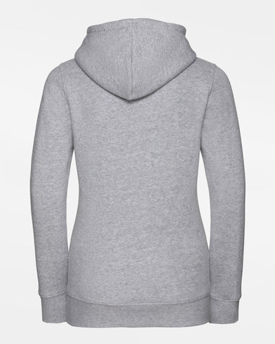 Russell Ladies Premium Heavy Hoodie "Hamburg Stealers", Script & Head, heather grau-DIAMOND PRIDE