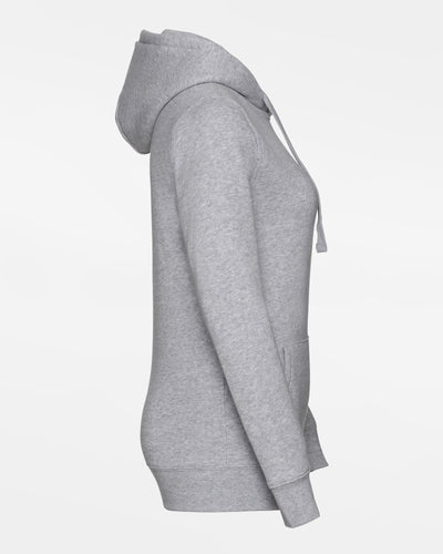 Russell Ladies Premium Heavy Hoodie "Hamburg Stealers", Script & Head, heather grau-DIAMOND PRIDE