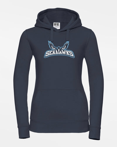 Russell Ladies Premium Heavy Hoodie "Kiel Seahawks", Eyes & Seahawks, navy blau-DIAMOND PRIDE