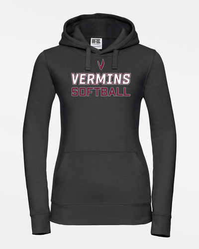 Russell Ladies Premium Heavy Hoodie "Wesseling Vermins", Softball, schwarz-DIAMOND PRIDE
