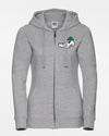 Russell Ladies Premium Heavy Zip-Hoodie "Augsburg Gators", Head, heather grau-DIAMOND PRIDE