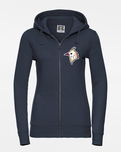 Russell Ladies Premium Heavy Zip-Hoodie "Berlin Skylarks", Bird, navy blau-DIAMOND PRIDE