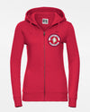 Russell Ladies Premium Heavy Zip-Hoodie "Berlin Skylarks", Crest, rot-DIAMOND PRIDE