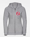 Russell Ladies Premium Heavy Zip-Hoodie "Berlin Sluggers", heather grau-DIAMOND PRIDE