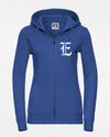 Russell Ladies Premium Heavy Zip-Hoodie "Eismannsberg Icesharks", IE, royal blau-DIAMOND PRIDE