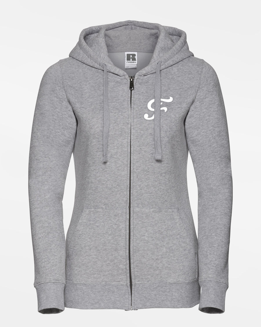 Russell Ladies Premium Heavy Zip-Hoodie "Freising Grizzlies", F, heather grau-DIAMOND PRIDE