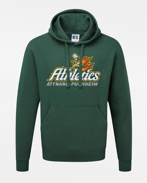 Russell Premium Heavy Hoodie "Attnang Athletics", Primary Logo, dunkelgrün-DIAMOND PRIDE