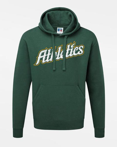 Russell Premium Heavy Hoodie "Attnang Athletics", Script, dunkelgrün-DIAMOND PRIDE
