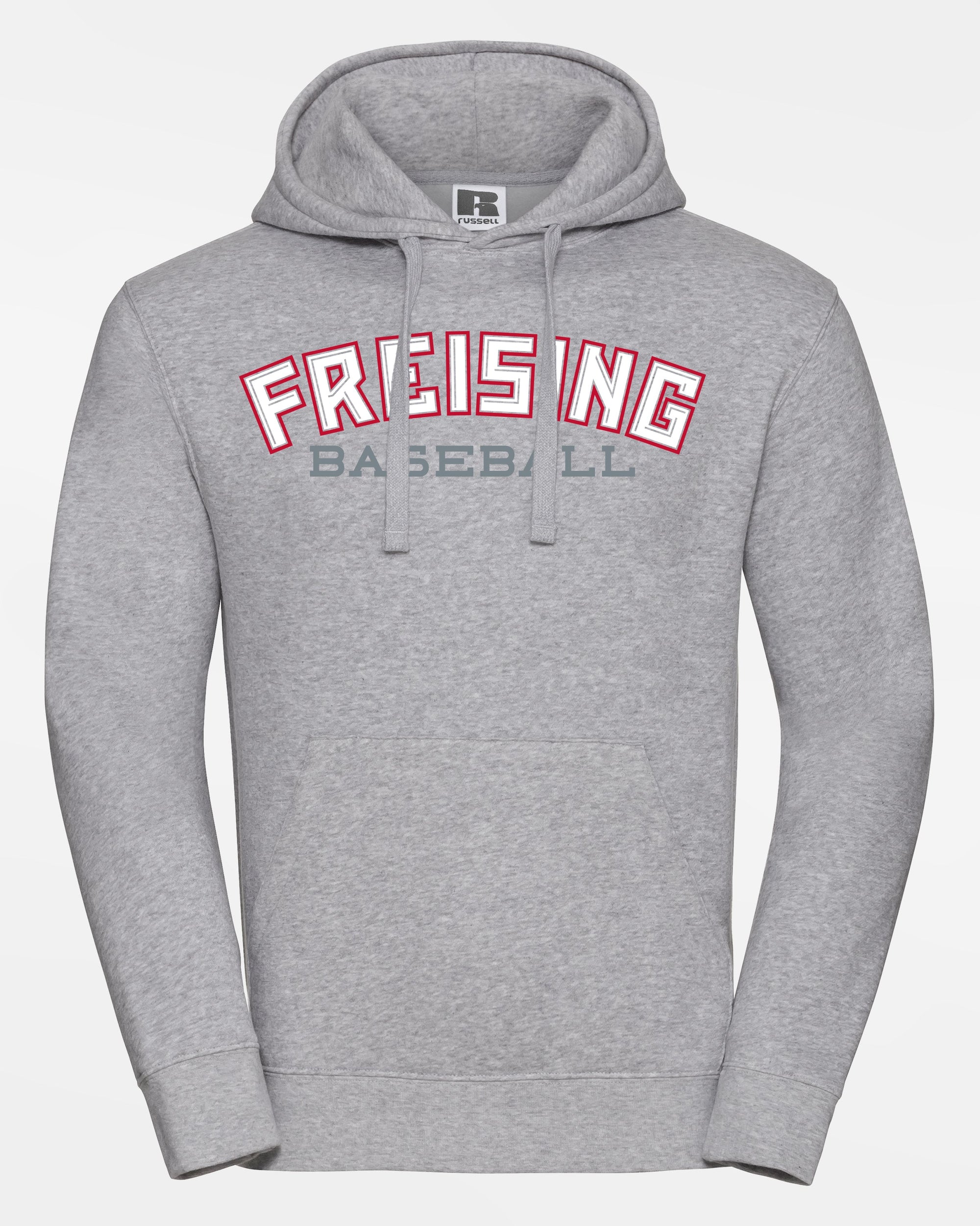 Russell Premium Heavy Hoodie "Freising Grizzlies", Baseball, heather grau-DIAMOND PRIDE