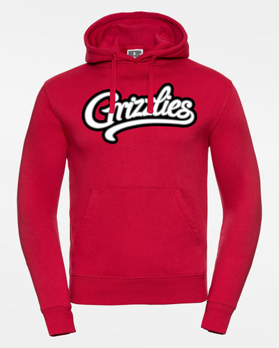 Russell Premium Heavy Hoodie "Freising Grizzlies", Script, rot-DIAMOND PRIDE