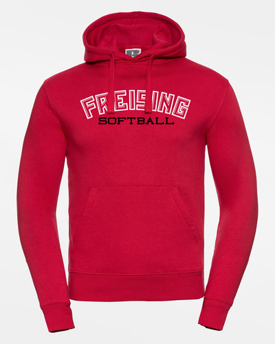 Russell Premium Heavy Hoodie "Freising Grizzlies, Softball, rot-DIAMOND PRIDE