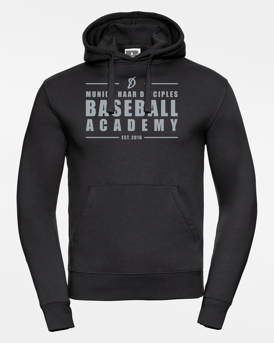 Russell Premium Heavy Hoodie "Munich-Haar Disciples", Academy, schwarz-DIAMOND PRIDE