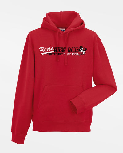 Russell Premium Heavy Hoodie "Stuttgart Reds", Baseball, rot-DIAMOND PRIDE