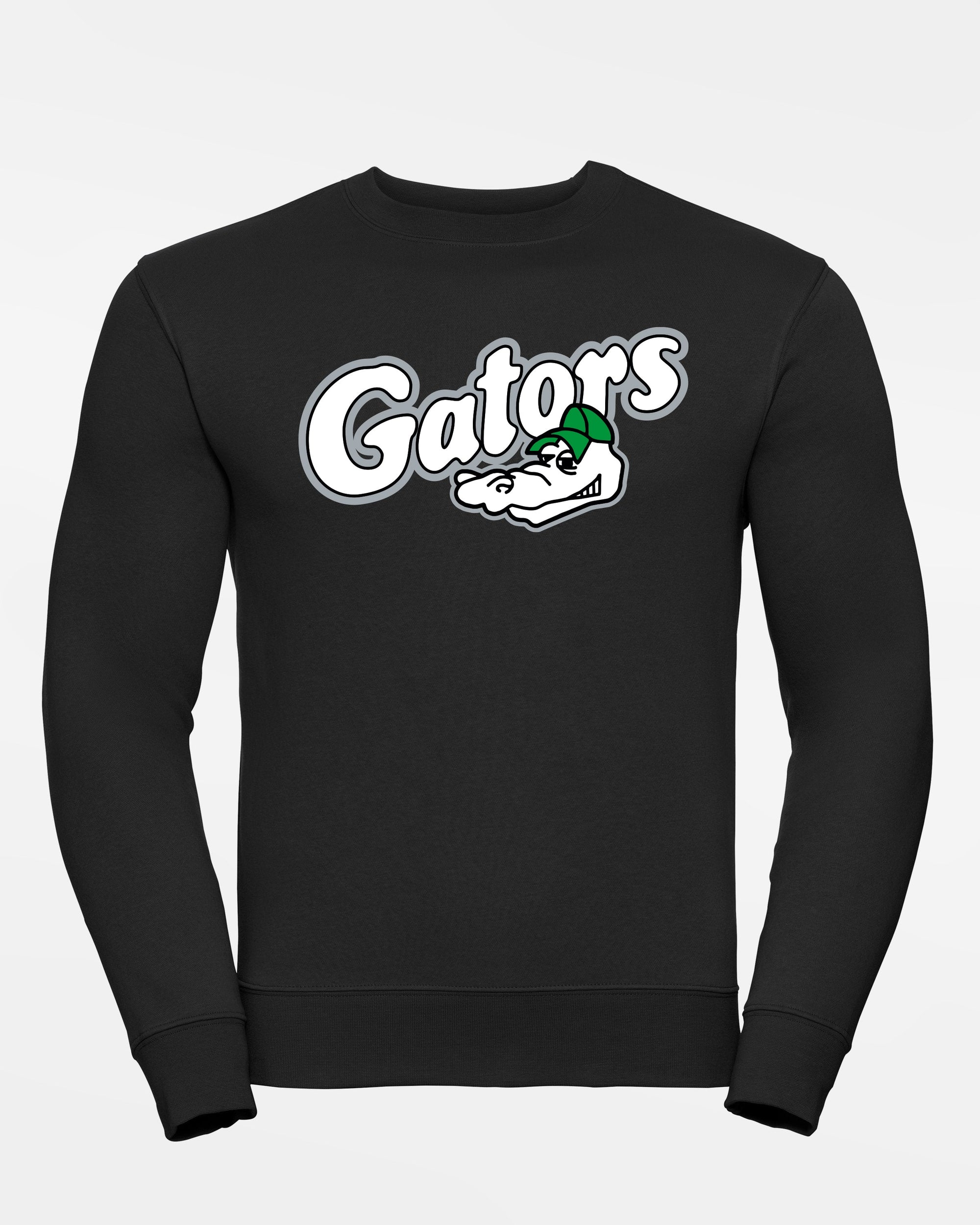 Russell Premium Heavy Sweater "Augsburg Gators", Gators & Head, schwarz-DIAMOND PRIDE