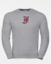 Russell Premium Heavy Sweater, "Berlin Flamingos", F, heather grau-DIAMOND PRIDE